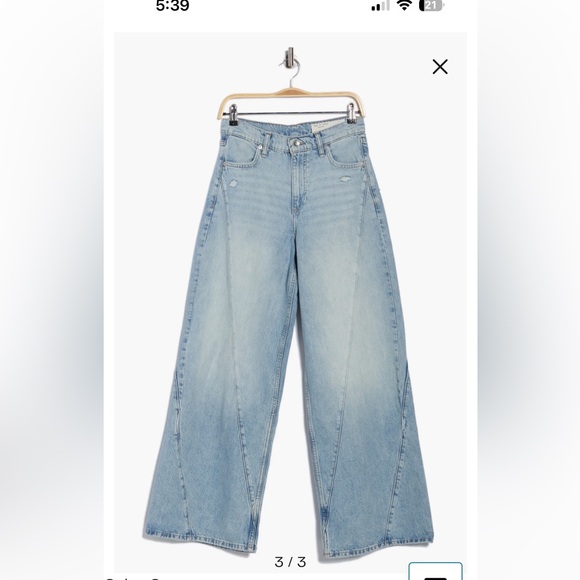 Rag & Bone The Serena High Rise Splice - Picture 4 of 9